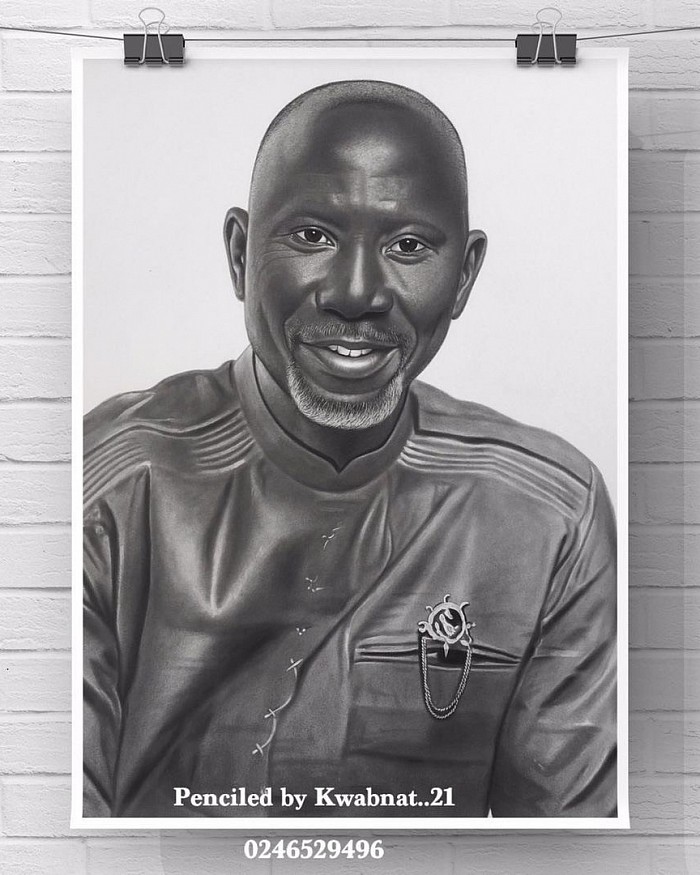 Tittle: James Ebo whyte ( Graphite  & Charcoal on paper 20“x24”)