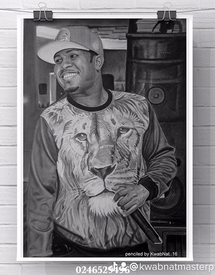 Tittle: DrCryme (Graphite & Charcoal on paper 20x30”)