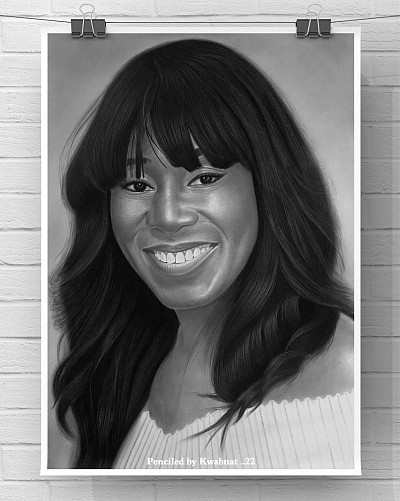 Sandi Owusu ( Graphite & Charcoal on Paper 18x24)